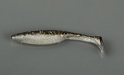 Силиконовая приманка Allvega  Belly Dance Shad 7см  3,5гр. (7 шт) цвет gold shine minnow