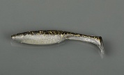 Силиконовая приманка Allvega  Belly Dance Shad 7см  3,5гр. (7 шт) цвет gold shine minnow