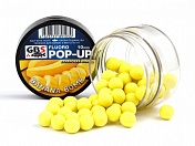 Бойлы GBS Baits Pop-up плавающие 8мм 55гр (банка) Banana Bomb Банановая бомба