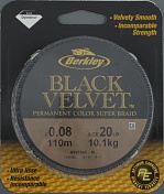 Шнур плетёный Berkley Black Velvet 110m 0.12