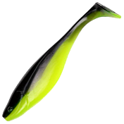 Силиконовая приманка Narval Commander Shad 18cm #045-Black Lime (3шт/уп)