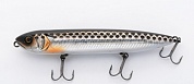 Воблер Jackall Bowstick 130 дл. 13 см, глуб.-поверх., 27.5 гр., floating, цв. hl silver & black