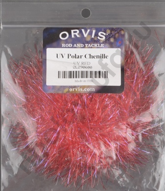 Синель Orvis Uv Polar Chenille Red