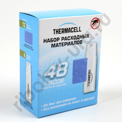 Набор запасной (4 газовых катриджа+12 таблеток) Thermacell