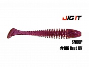 Силиконовая приманка Jig It Snoop 4in, 10см 6гр цв. 016 чеснок (6шт/уп)