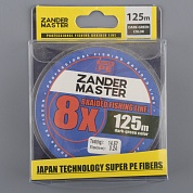 Шнур плетёный Zander Master x8 темно-зеленый, 125м, 0.16мм, 10.12 кг