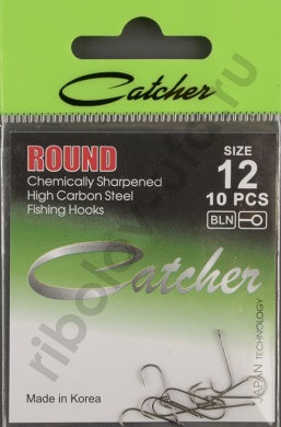 Одинарные крючки Catcher Round № 12