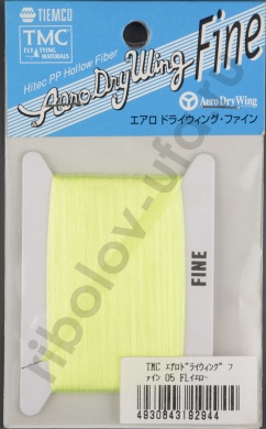 Пряжа полипропиленовая Tiemco Aero Dry Wing Fine Fl. Yellow