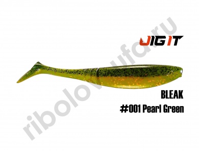 Силиконовая приманка Jig It Bleak 4,5in, 11,5см 7,8гр цв. 001 чеснок (5шт/уп)