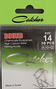 Одинарные крючки Catcher Round № 14