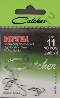 Одинарные крючки Catcher Crystal № 11