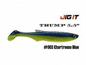 Силиконовая приманка Jig It Trump 5.5in, 14см 17гр цв. 003 кальмар (3шт/уп)