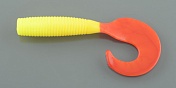 Силиконовая приманка Allvega Flutter Tail Grub 5,5см  1,8гр. (10 шт) цвет solid yellow RT