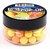 Бойлы GBS Baits Pop-up плавающие 12мм 55гр (банка) Multi Pear груша три цвета