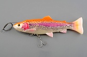 Силиконовая приманка Savage Gear 4D Line Thru Pulsetail Trout 16см 51гр Albino Trout 61976