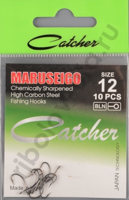 Одинарные крючки Catcher Maruseigo № 12