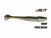 Силиконовая приманка Jig It Snoop 4in, 10см 6гр цв. 024 кальмар (6шт/уп)