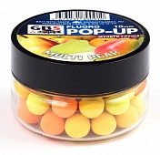 Бойлы GBS Baits Pop-up плавающие 10мм 55гр (банка) Multi Pear груша три цвета