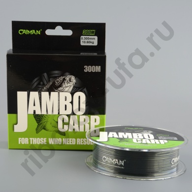 Леска Caiman Jambo 300м салатово-черная 0,352мм    