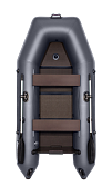 Лодка Аква 2900 Слань-книжка Киль графит/черный 