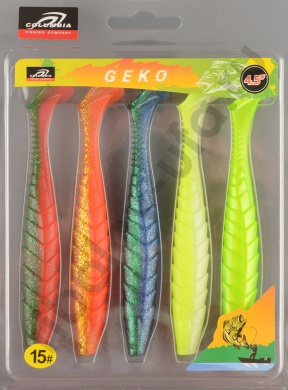 Силиконовая приманка Columbia Geko 4.5in #15