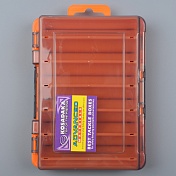 Коробка Kosadaka 14*10.5*3см для воблеров, двухсторонняя, оранжевая TB-S31E-OR