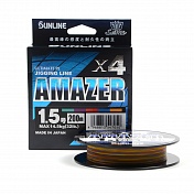 Шнур плетёный Sunline Amazer PEx4 200м 21lb #1 