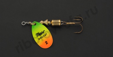 Блесна Mepps Aglia Fluo № 2, тигровый