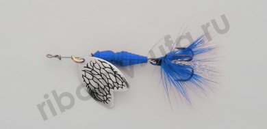 Блесна Mepps Bug № 2, серебро/лазурь (7гр)