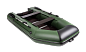 Лодка Аква 2900 СК зеленый/черный