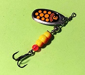 Блесна Нижегородская Aglia №3 10гр цв.01a серебро