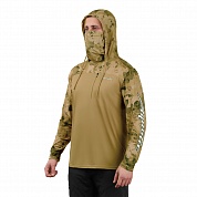 Джерси  Aquatic Дж-10 с капюшоном и баффом р.XXL логотип Sand Camo