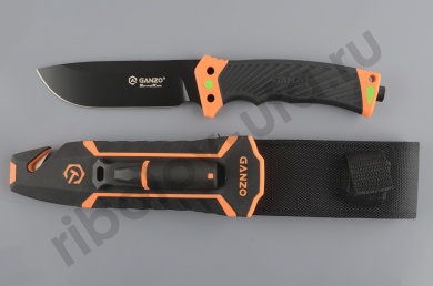 Нож туристический Ganzo G8012-OR с паракордом