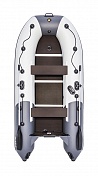 Лодка Ривьера Компакт 3200 СК комби светло-серый/графит