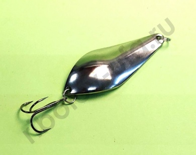 Блесна Нижегородская Атом 17гр цв. серебро-глянец