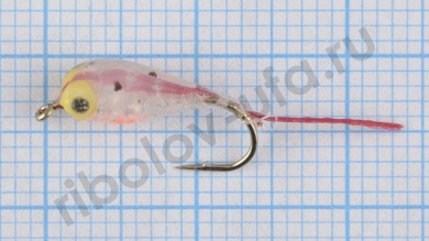 Малек-пыздрик кр.№12 хвост удлинен., цв. красный #039