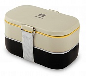 Ланчбокс тм "Арктика", 1350 МЛ, арт. 031-1350, черный/бежевый Ланчбокс тм "Арктика", 1350 МЛ, арт. 031-1350, черный/бежевый
