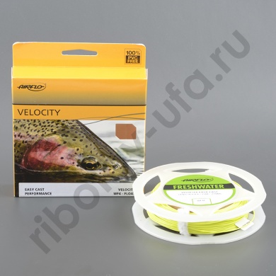 Шнур нахлыстовый Airflo Velocity WF4-Optic Green