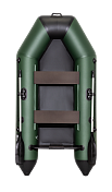 Лодка Аква 2600 зеленый/черный