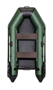 Лодка Аква 2600 зеленый/черный