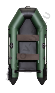 Лодка Аква 2600 зеленый/черный