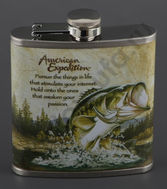 Фляжка Рыба 210мл Helios