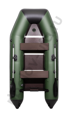 Лодка Аква 2900 СК зеленый/черный