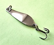 Блесна Нижегородская Кобра 4,5гр цв. серебро-глянец