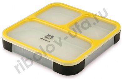 Ланчбокс тм "Арктика", 800 МЛ, арт. 033-800, черный/желтый