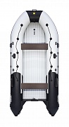 Лодка Ривьера 4300 Килевое НД комби светло-серый/черный
