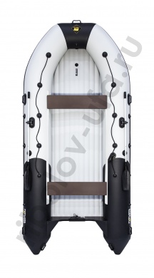 Лодка Ривьера 4300 Килевое НД комби светло-серый/черный