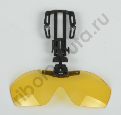 Накладки Kosadaka Clip-on-Clap поляризационные на бейсболку желтые