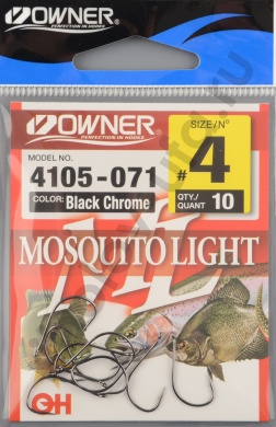 Одинарные крючки Owner Mosquito Light BC 4105-4