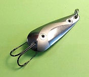 Блесна Нижегородская Сенеж незацепляйка 16гр цв. 02 серебро